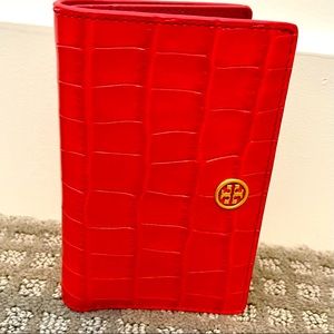 Tory Burch Parker Embossed Slim Medium Wallet